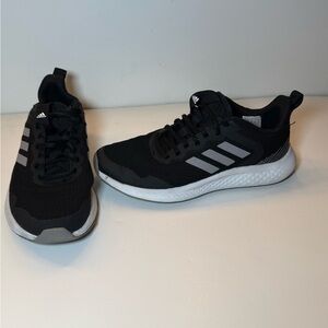 adidas Black and White Athletic Shoes